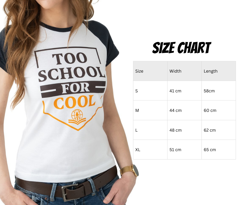 “Too School for Cool” women's T-shirt