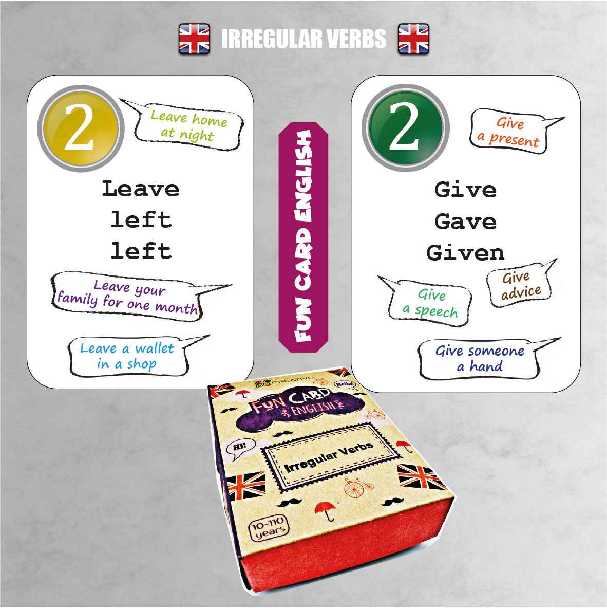 Fun cards: Irregular verbs - Image 2