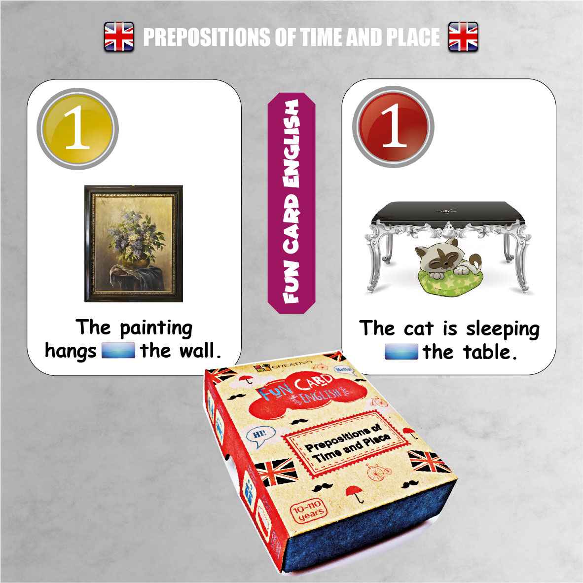 Fun cards: Prepositions of time and place - Image 2