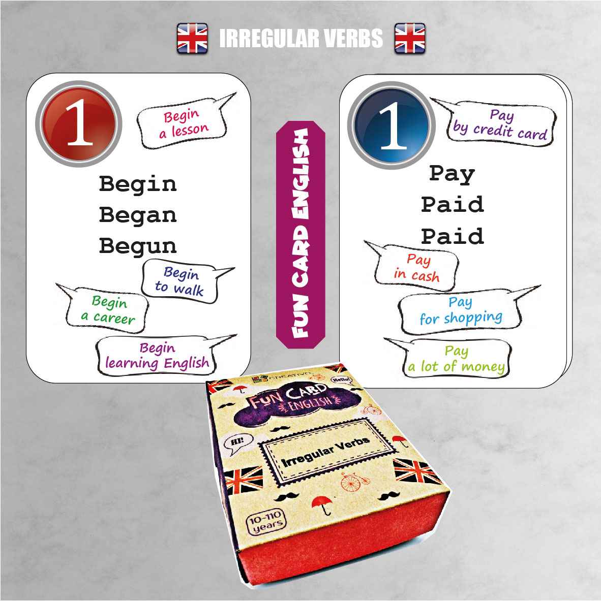 Fun cards: Irregular verbs - Image 4