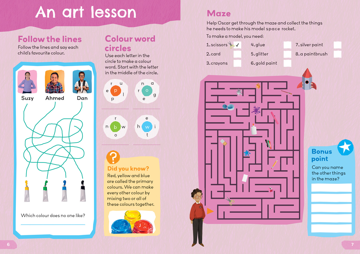 Collins 1000 English Words Activity Book: At school - Image 3